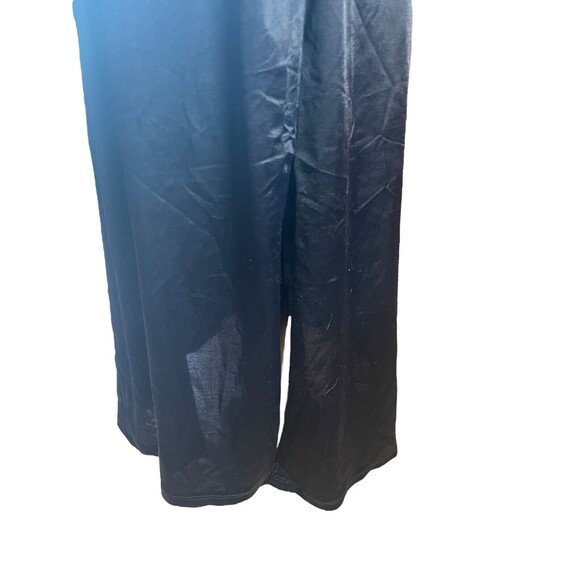 Vanity Fair Vassarette Half Slip Womens M 24” Long Black Sable Lace Waist - Picture 2 of 9